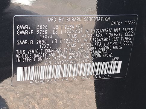 Used 2023 Subaru Outback Wilderness image 34