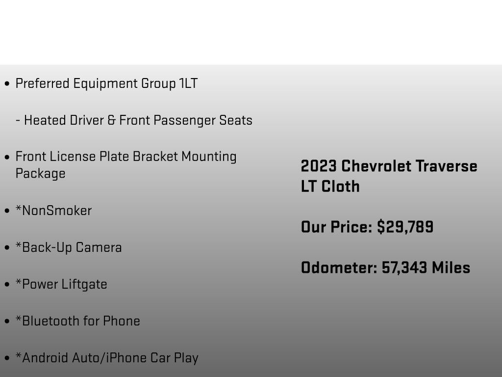 Used 2023 Chevrolet Traverse LT AWD/4WD image 6