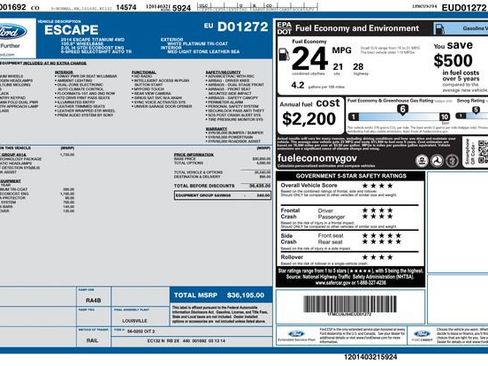 Used 2014 Ford Escape Titanium w/ Equipment Group 401A image 6