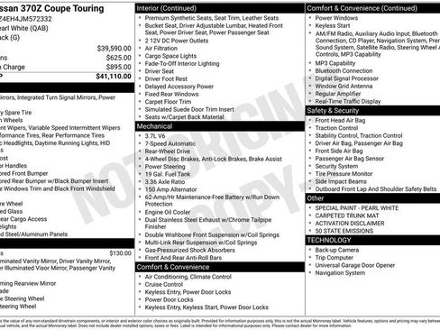 Used 2018 Nissan 370Z Touring image 2