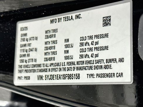 Used 2025 Tesla Model 3 Long Range RWD image 12