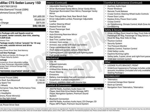 Used 2011 Cadillac CTS Luxury image 30