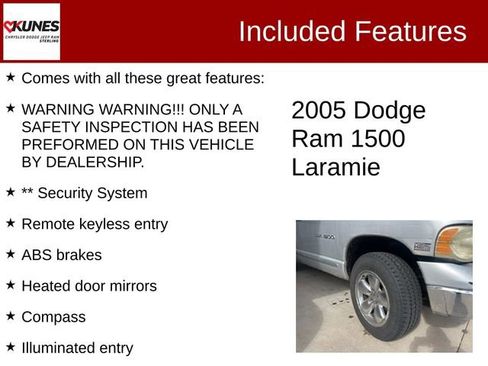 Used 2005 Dodge Ram 1500 Truck SLT image 2