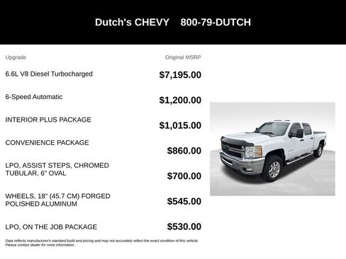 Used 2013 Chevrolet Silverado 2500 LT w/ Interior Plus Package AWD/4WD image 5
