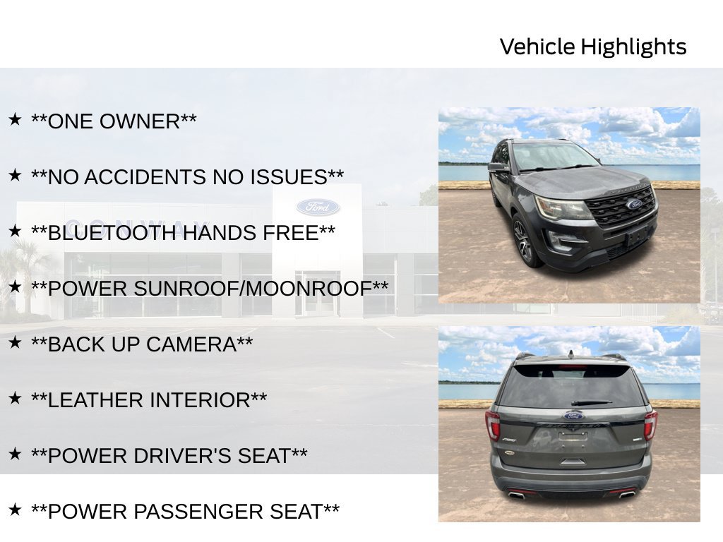 Used 2017 Ford Explorer Sport w/ Equipment Group 401A AWD/4WD image 6