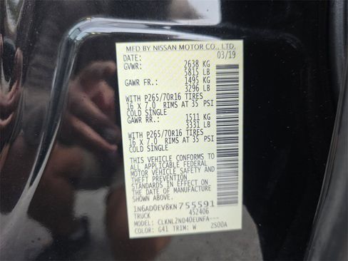 Used 2019 Nissan Frontier SV w/ Value Truck Package image 35