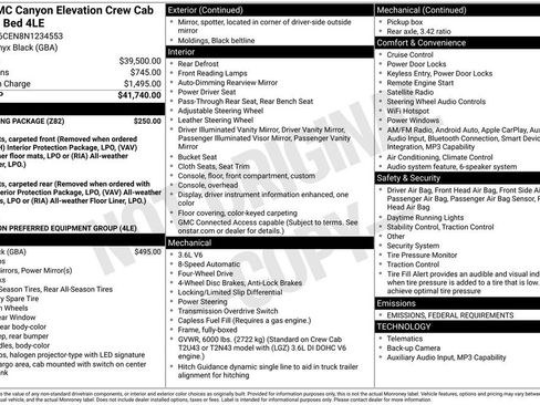 Used 2022 GMC Canyon Elevation w/ Trailering Package image 2