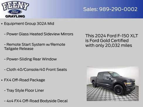 Used 2024 Ford F150 XLT w/ Equipment Group 302A MID AWD/4WD image 20