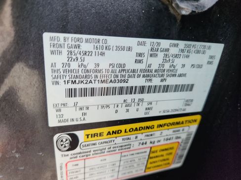 Used 2021 Ford Expedition Max Limited AWD/4WD image 34