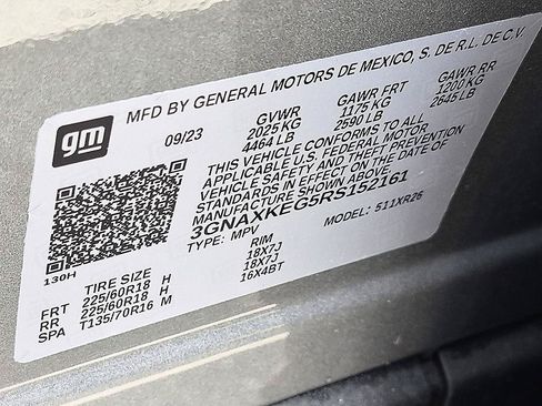 Used 2024 Chevrolet Equinox LT w/ LPO, Floor Liner Package FWD image 36