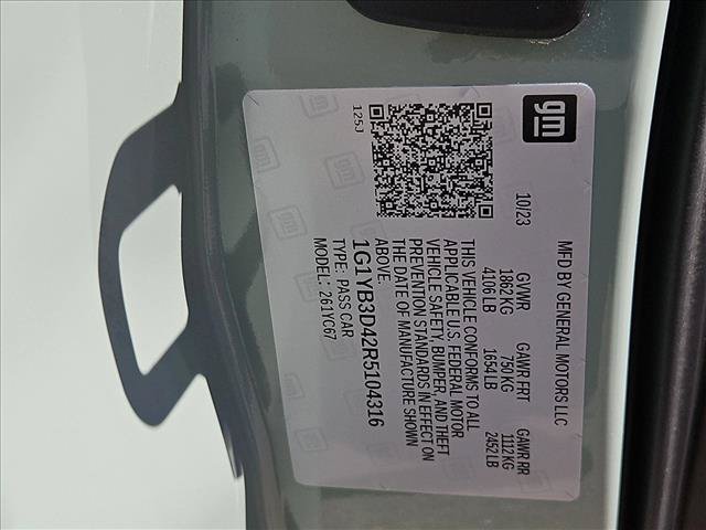 Certified 2024 Chevrolet Corvette Stingray Preferred Conv w/ Battery Protection Package RWD image 29