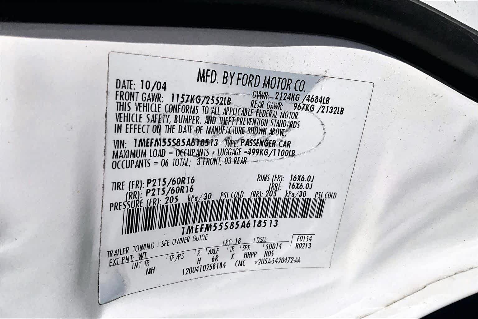 Used 2005 Mercury Sable LS FWD image 30