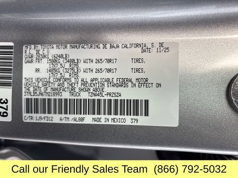 New 2026 Toyota Tacoma TRD Off-Road image 25