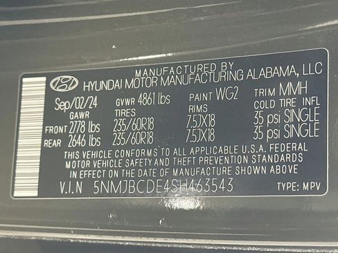 Used 2025 Hyundai Tucson SEL AWD/4WD image 12