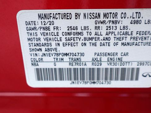 Used 2021 INFINITI Q50 Luxe w/ Seat & Sound Package RWD image 48