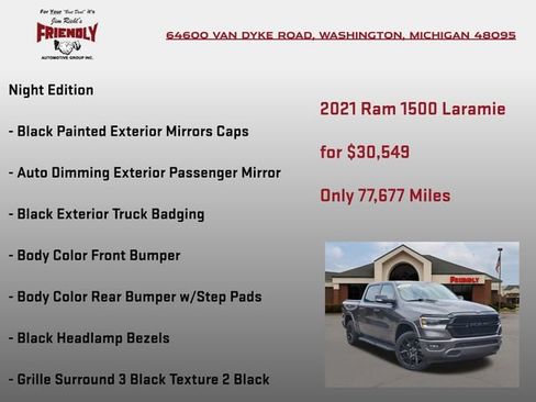 Used 2021 RAM 1500 Laramie AWD/4WD image 15