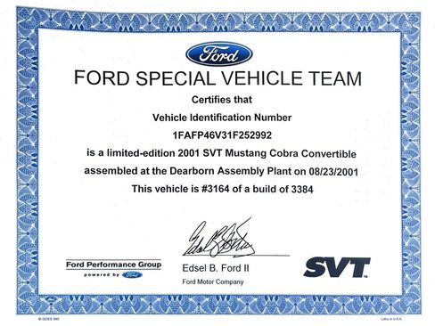 Used 2001 Ford Mustang Cobra image 98