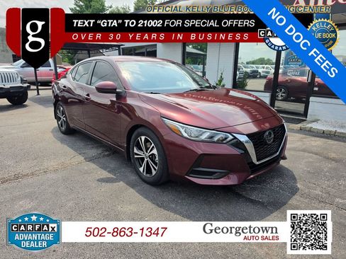 Used 2021 Nissan Sentra SV FWD image 1