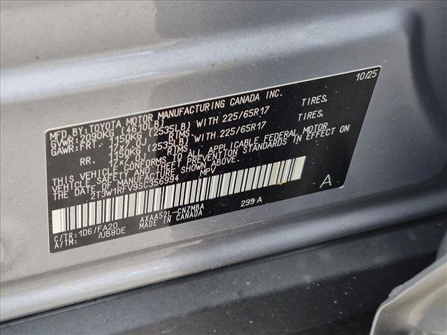 Used 2025 Toyota RAV4 XLE w/ Convenience Package FWD image 17