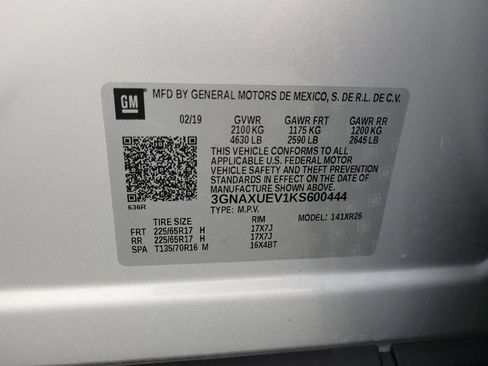 Used 2019 Chevrolet Equinox LT AWD/4WD image 33