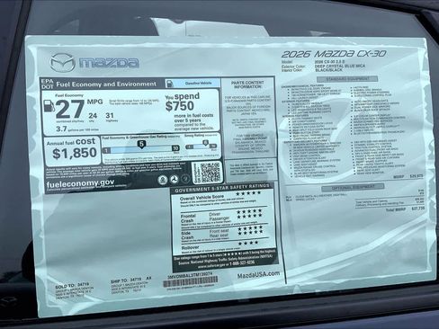 New 2026 MAZDA CX-30 AWD 2.5 S image 22