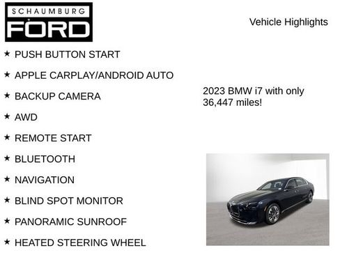 Used 2023 BMW i7 xDrive60 AWD/4WD image 7
