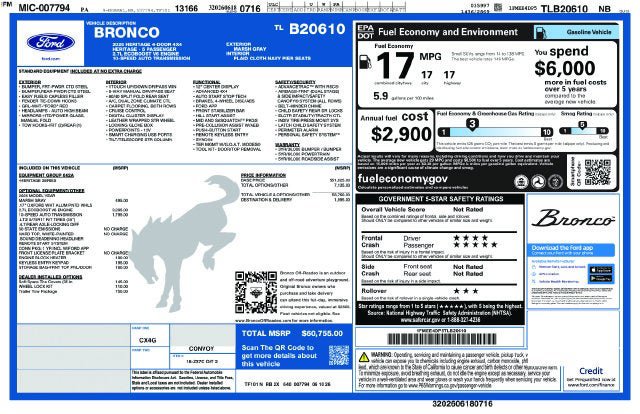New 2026 Ford Bronco Heritage Edition AWD/4WD image 32