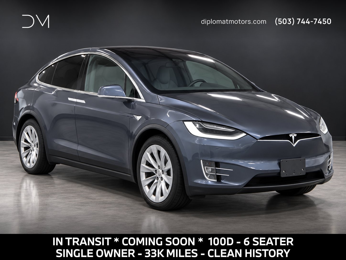 Used 2018 Tesla Model X 100D AWD/4WD image 1