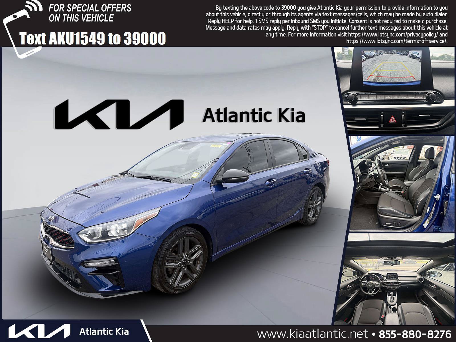 Certified 2021 Kia Forte GT-Line w/ GT-Line Premium Package FWD image 1