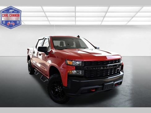 Used 2021 Chevrolet Silverado 1500 Custom Trail Boss w/ LPO, Dark Essentials Package AWD/4WD image 1