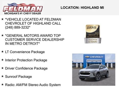 New 2026 Chevrolet Trax LT w/ Sunroof Package image 3