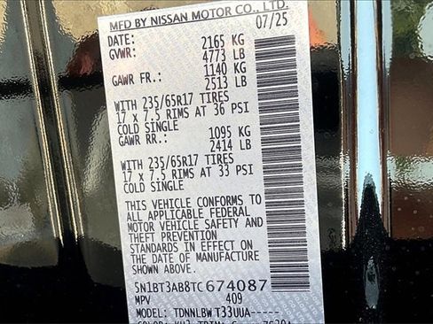 New 2026 Nissan Rogue S image 8