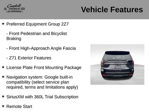 Used 2025 Chevrolet Tahoe Z71 AWD/4WD image 21