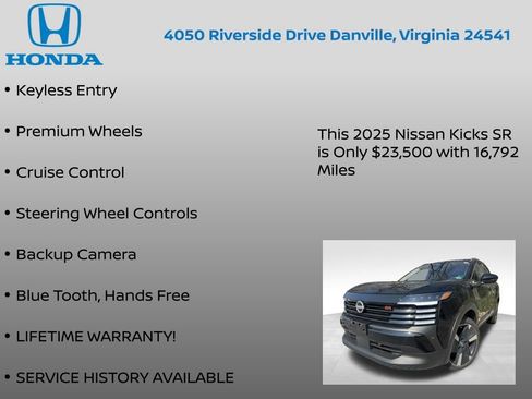 Used 2025 Nissan Kicks SR image 7