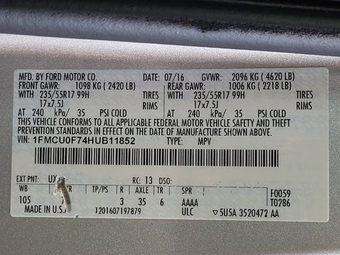 Used 2017 Ford Escape S FWD image 33