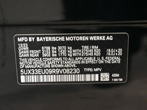 Used 2024 BMW X5 M60i AWD/4WD image 15