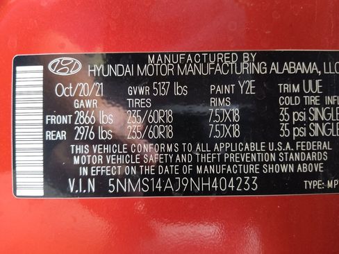 Used 2022 Hyundai Santa Fe SE FWD image 33