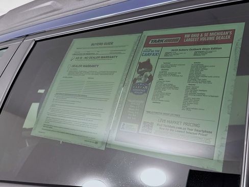 Certified 2025 Subaru Outback Onyx Edition image 13