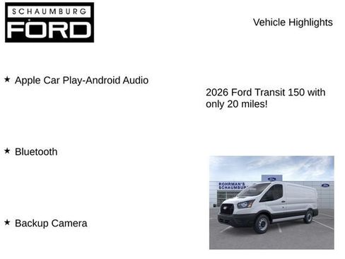 New 2026 Ford Transit 150 Low Roof RWD image 7