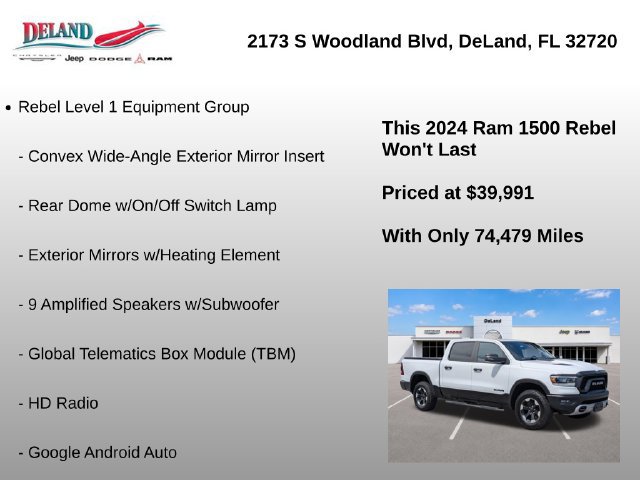 Used 2024 RAM 1500 Rebel w/ Rebel Level 1 Equipment Group AWD/4WD image 23