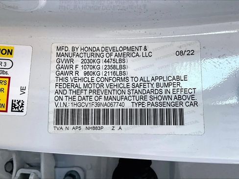 Used 2022 Honda Accord Sport image 16