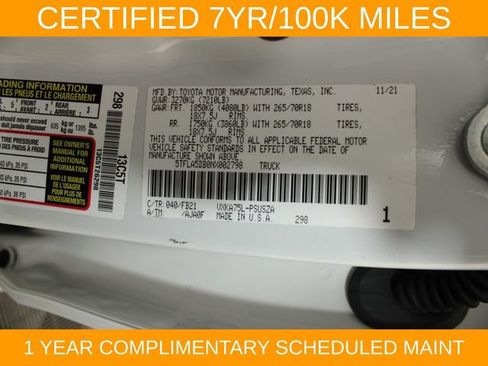 Used 2022 Toyota Tundra SR5 w/ SR5 Convenience Package AWD/4WD image 27