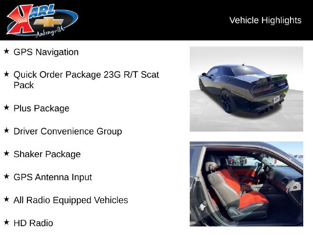 Used 2022 Dodge Challenger R/T Scat Pack w/ Shaker Package RWD image 2