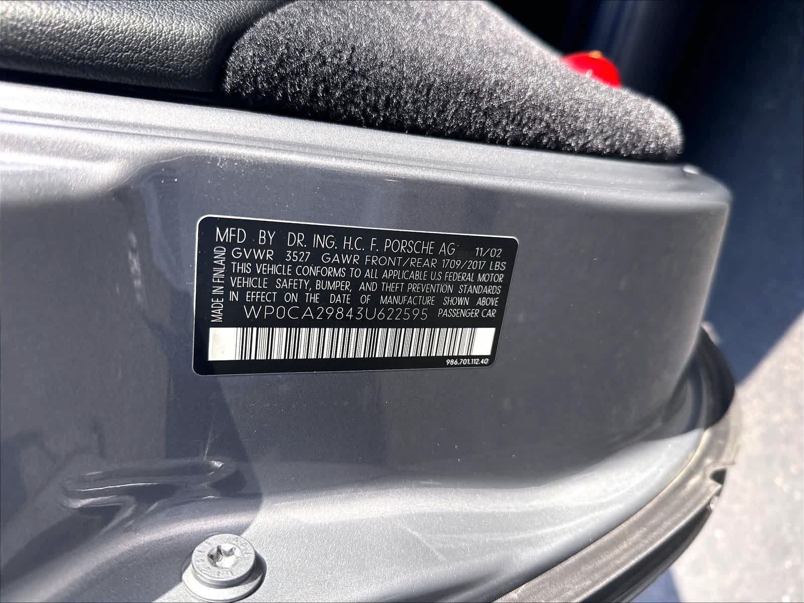 Used 2003 Porsche Boxster RWD image 15