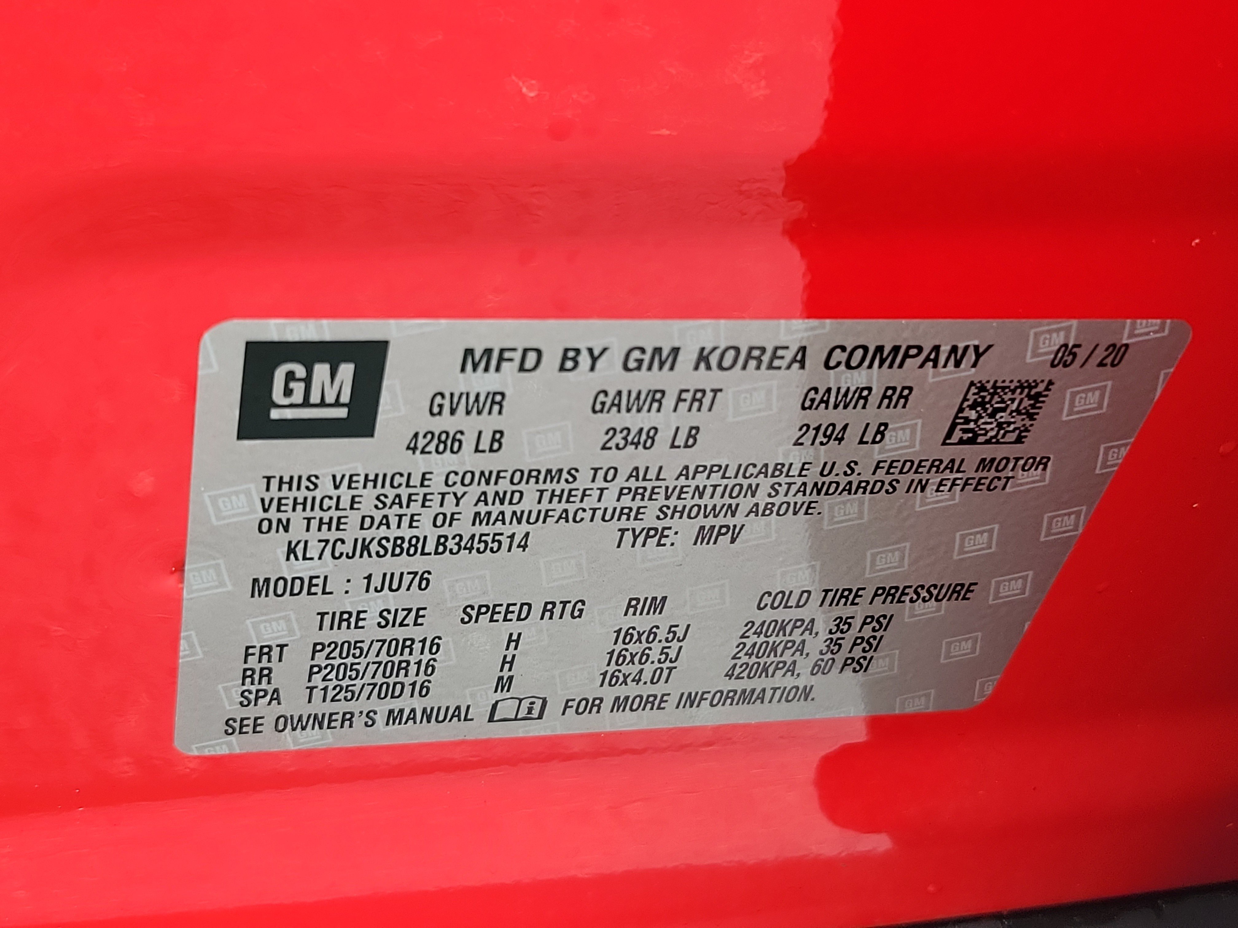 Used 2020 Chevrolet Trax LS w/ Tint and Cruise Package FWD image 29