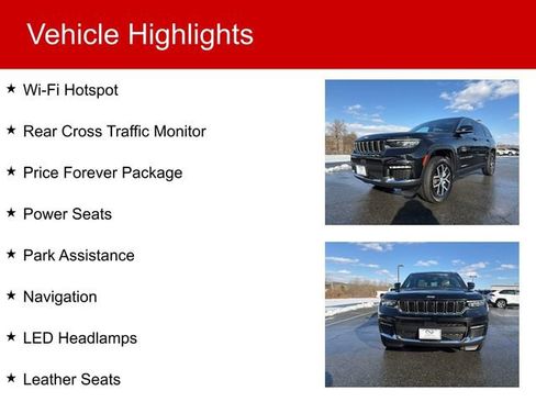 Used 2025 Jeep Grand Cherokee L Limited w/ Trailer Tow Package image 2
