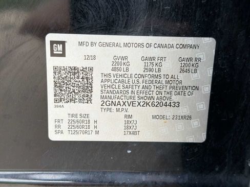 Used 2019 Chevrolet Equinox LT AWD/4WD image 30