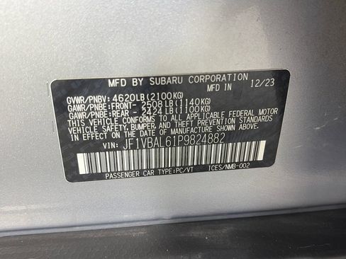 Used 2023 Subaru WRX Limited w/ Popular Package #2 AWD/4WD image 9