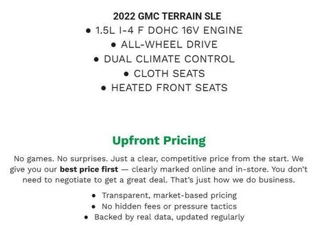 Used 2022 GMC Terrain SLE w/ Driver Convenience Package AWD/4WD image 2