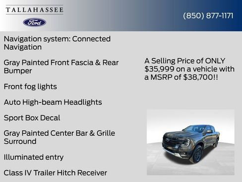 New 2025 Ford Ranger XLT w/ Trailer Tow Package image 23